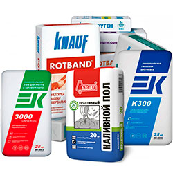 Сухие строительные смеси