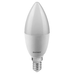 Лампа светодиодная Онлайт 90 056 OLL-C37-12-230-6.5K-E14-FR