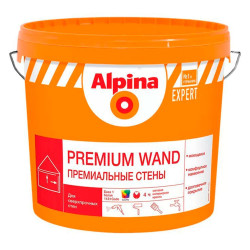 Краска Alpina Expert Premium Wand Base 1 белая 9 л