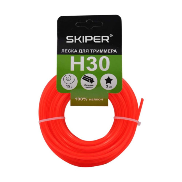 Леска Skiper H30 3.5 мм*15 м звездочка Леска Skiper H30 3.5 мм*15 м звездочка