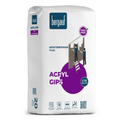 Шпатлевочная гладь Bergauf Acryl Gips 20 кг