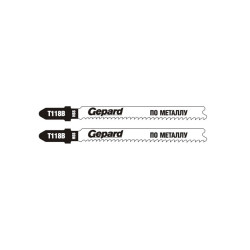 Пилка для лобзика Gepard GP0620-02 по металлу T118B 2 шт