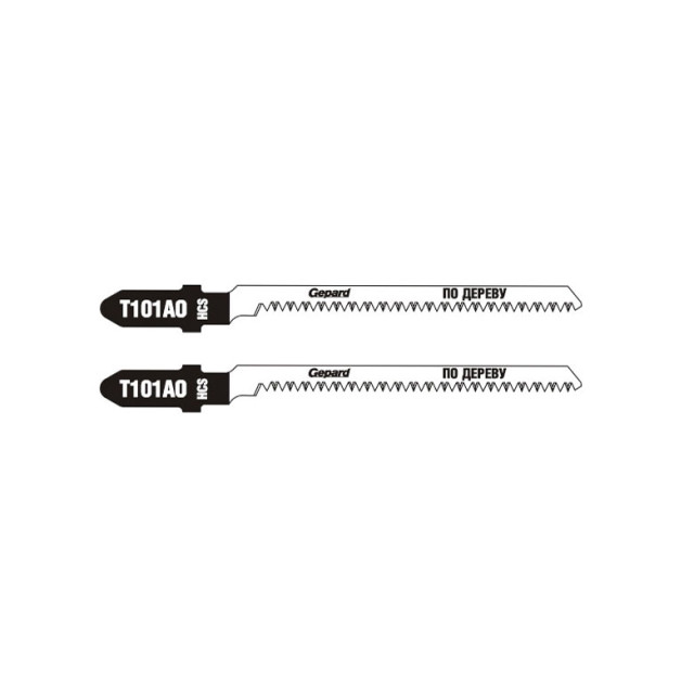 Пилка для лобзика Gepard GP0614-07 по дереву T101AO 2 шт