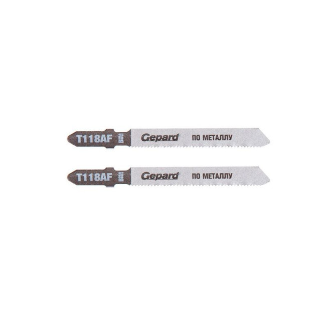 Пилка для лобзика Gepard GP0615-18 по металлу T118AF 2 шт