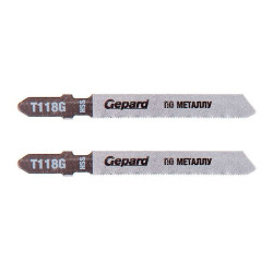 Пилка для лобзика Gepard GP0608-19 по металлу T118G 2 шт