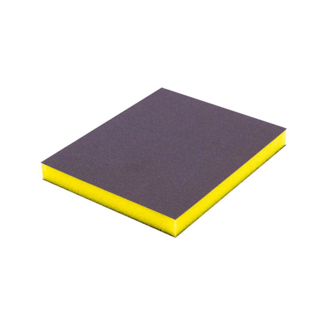 Губка абразивная Formel FM-UFY Ultra Fine 800 двусторонняя 120*100*12 мм желтая
