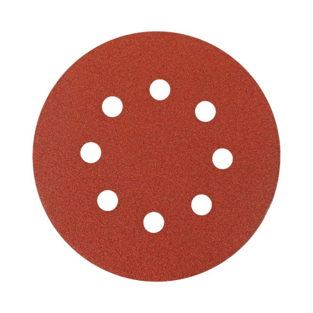 Круг абразивный Matrix 73807 125 мм P150 на ворсовой подложке 5 шт