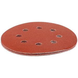 Круг абразивный Matrix 73807 125 мм P150 на ворсовой подложке 5 шт