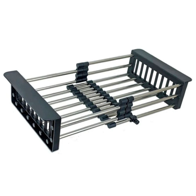 Коландер для кухонной мойки Wisent W302644B пластик черный