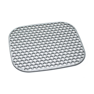 Решетка для раковины Optimplast серый металлик