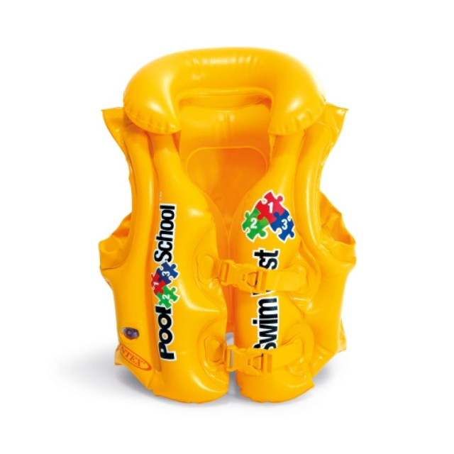 Жилет для плавания Intex Pool School Deluxe 58660EU 50*47 см