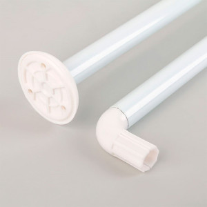 Карниз для ванной MonAmi 8014-L80 угловой 80*80 см