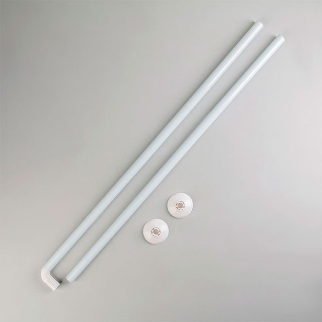 Карниз для ванной MonAmi 8014-L80 угловой 80*80 см
