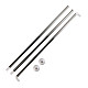 Карниз для ванной MonAmi 8019-U90 П-образный 90*90*90 см