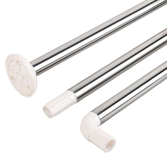 Карниз для ванной MonAmi 8019-U90 П-образный 90*90*90 см