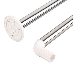 Карниз для ванной MonAmi 8018-L90 угловой 90*90 см