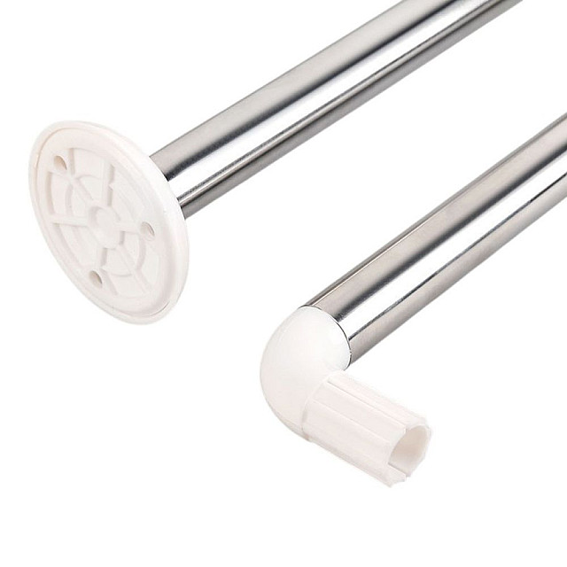 Карниз для ванной MonAmi 8018-L90 угловой 90*90 см