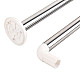 Карниз для ванной MonAmi 8018-L90 угловой 90*90 см