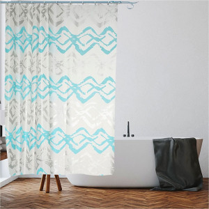 Шторка для ванной Perfecto Linea Secret 36-118004 180*180 см морская волна