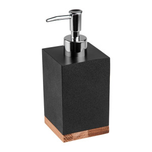 Диспенсер для мыла Perfecto Linea Wood Bliss 35-720101 черный