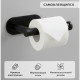 Держатель для туалетной бумаги Perfecto Linea 35-031001 Aquarius самоклеящийся черный