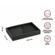 Мыльница Perfecto Linea Element 35-618403 черная