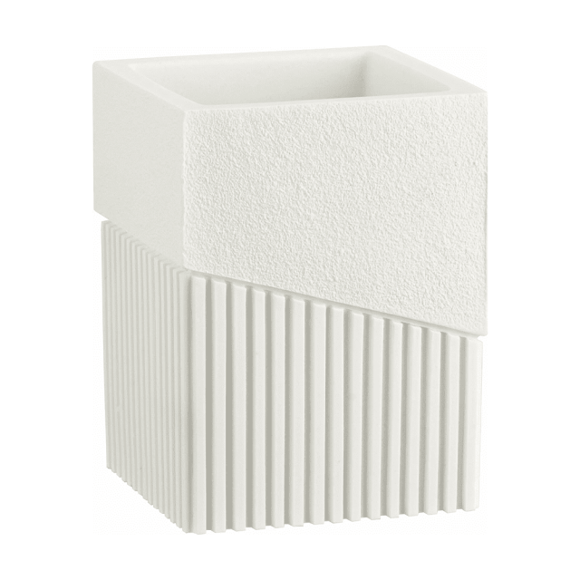 Стакан Perfecto Linea Element 35-618302 для зубных щеток белый