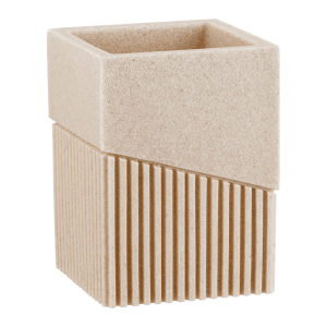 Стакан Perfecto Linea Element 35-618301 для зубных щеток бежевый