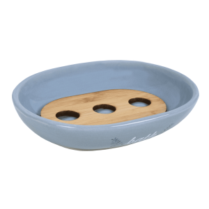 Мыльница Bisk Folio 05597 керамическая серая