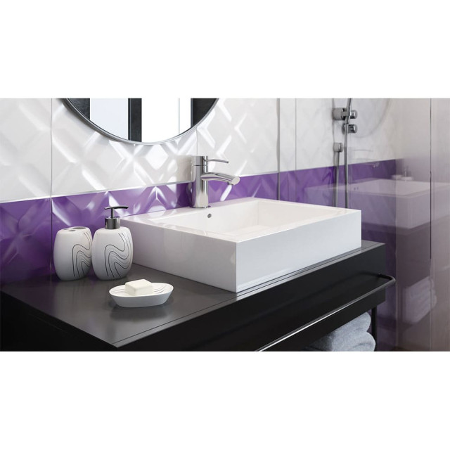 Стакан косметический Bisk Wave 05976 белый