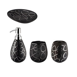 Стакан для щеток Bisk Elegance 05663 черный