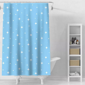 Шторка для ванной Perfecto Linea Secret 36-118102 180*180 см звездное небо