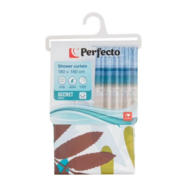 Шторка для ванной Perfecto linea Secret 36-118105 180*180 см райский сад