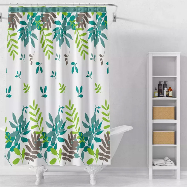 Шторка для ванной Perfecto linea Secret 36-118105 180*180 см райский сад
