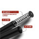 Карниз раздвижной Perfecto Linea 36-020104 алюминиевый черный 2 м