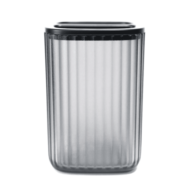 Стакан для щеток Bisk Brevik 90057 полупрозрачный черный