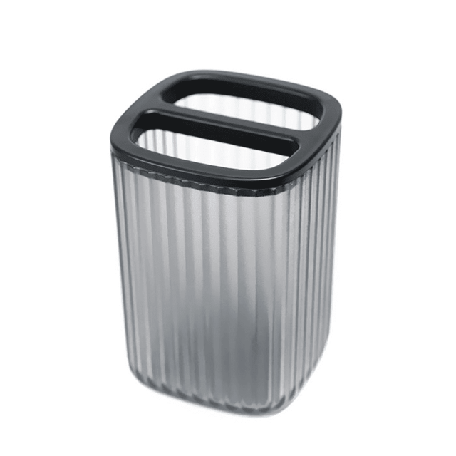 Стакан для щеток Bisk Brevik 90057 полупрозрачный черный