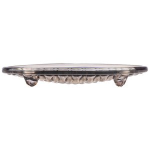 Мыльница Рыжий Кот Crystalite серая стекло