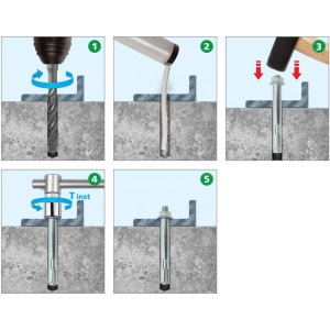 Анкерный болт с гайкой 16*300 мм ЕКТ B0011644