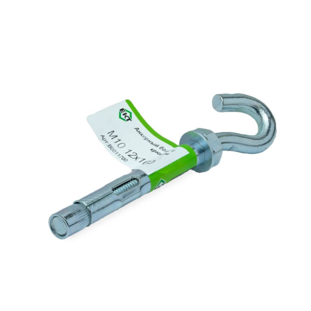 Анкерный болт с крюком M10 12*100 мм ЕКТ B0011700