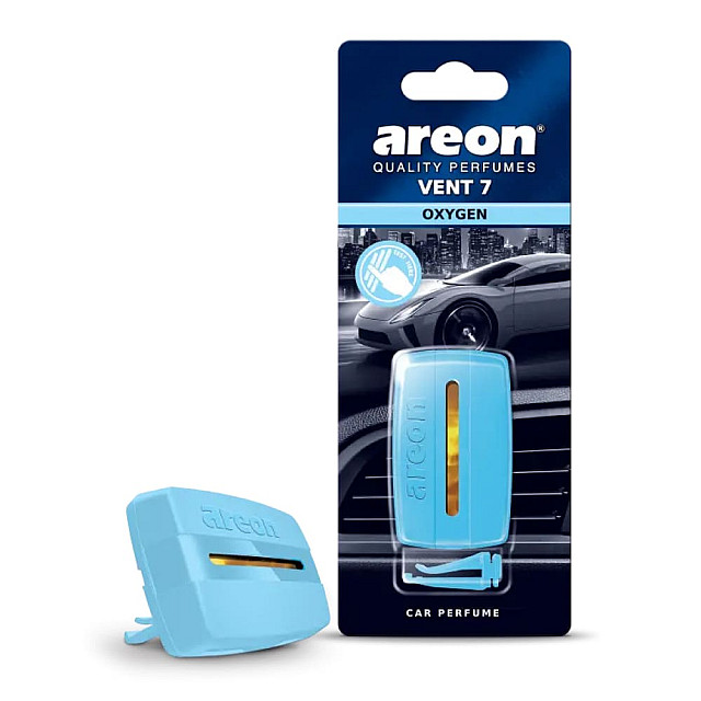 Ароматизатор воздуха Areon Vent 7 ARE-V702 Oxygen на дефлектор