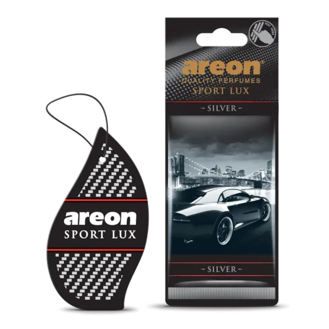 Ароматизатор воздуха Areon Sport Lux ARE-SL02 Silver картонка