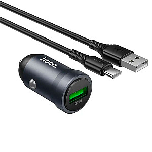Зарядное устройство автомобильное Hoco Z62 один порт QC3.0 Type-C