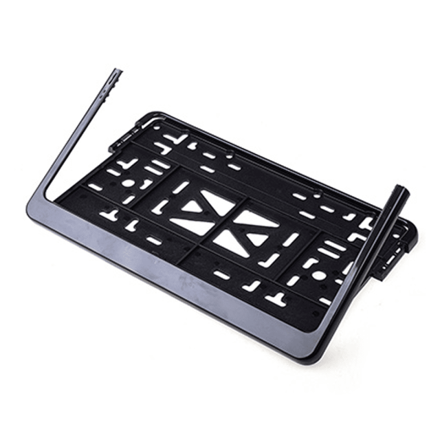 Рамка для номера Skyway S04102008 пластик с защелкой черная 290*170 мм