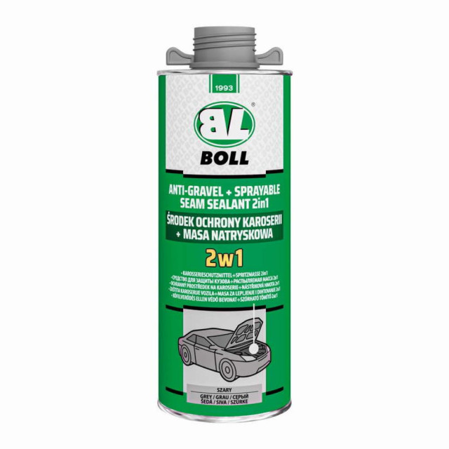 Средство Boll 0070114 для защиты кузова + распыляемая масса 2 в 1 серый 1 кг