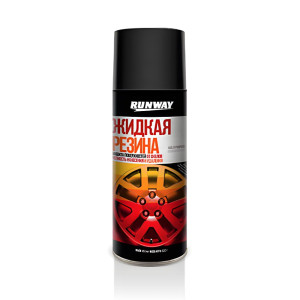 Покрытие резиновое Runway RW6700 Жидкая резина многофункциональное черный 450 мл