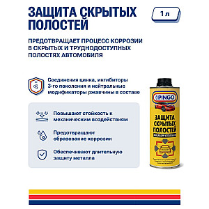 Защита скрытых полостей Pingo 87010-1 евробаллон 1 л