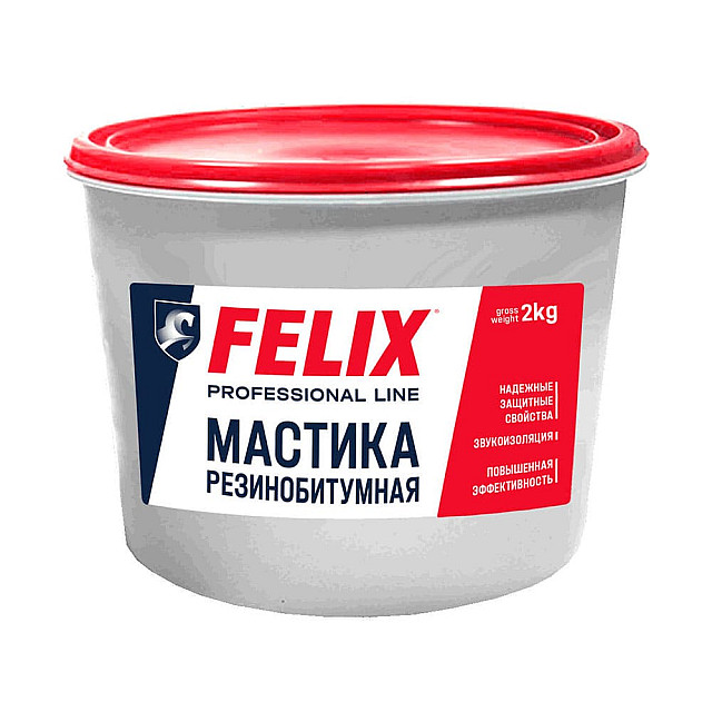 Мастика резинобитумная Felix антикоррозионная 2 кг