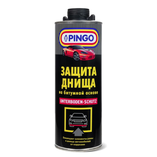 Защита днища на битумной основе Pingo 87010-0 евробаллон 1 л