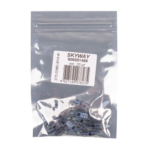 Автолампа диодная Skyway S08201458 T5 /W1.2W 12V 2 SMD биполярная 10 шт